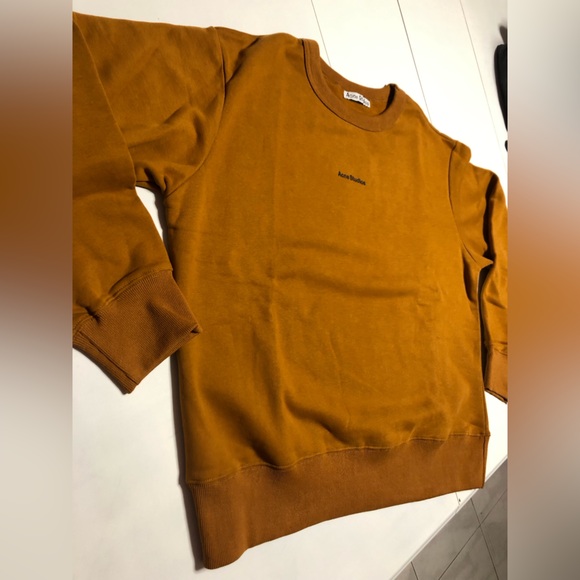 Acne mustard brown sweatshirt Relaxed Fit - Picture 9 of 11